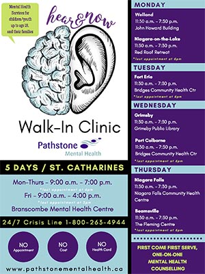 Pathstone Mental Health Walk In Clinic Poster Aug smaller
